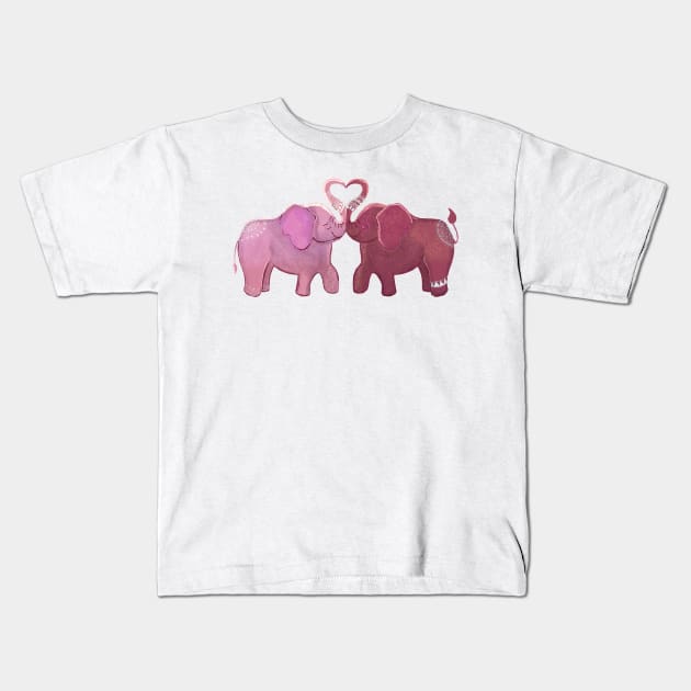 Elephant Lover design Kids T-Shirt by Animalsrstars